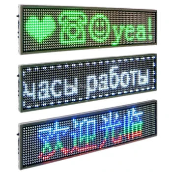 

P5 Multicolor USB Programmable Scrolling LED Message Sign Display LED Display Board Illuminated Signs