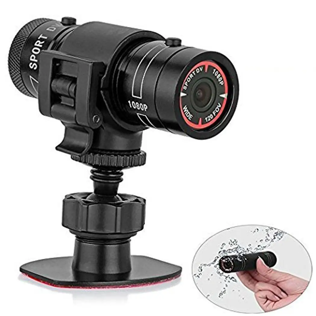 

Outdoor Sports Waterproof 1080P Mini DV Built-in Lithium Battery Camera 5V 1A Bicycle Recorder TF Card USB2.0