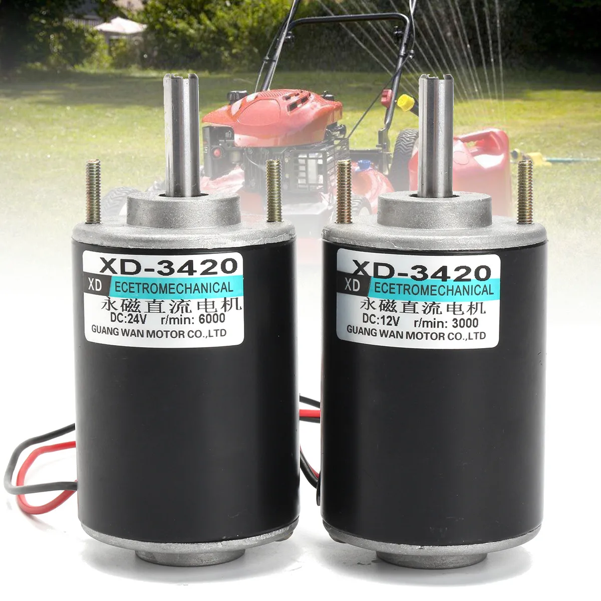 

12/24V 30W Permanent Magnet DC Electric Motor High Speed CW/CCW DIY Generator Scooter Drive Speed Control 3000RPM 6000RPM