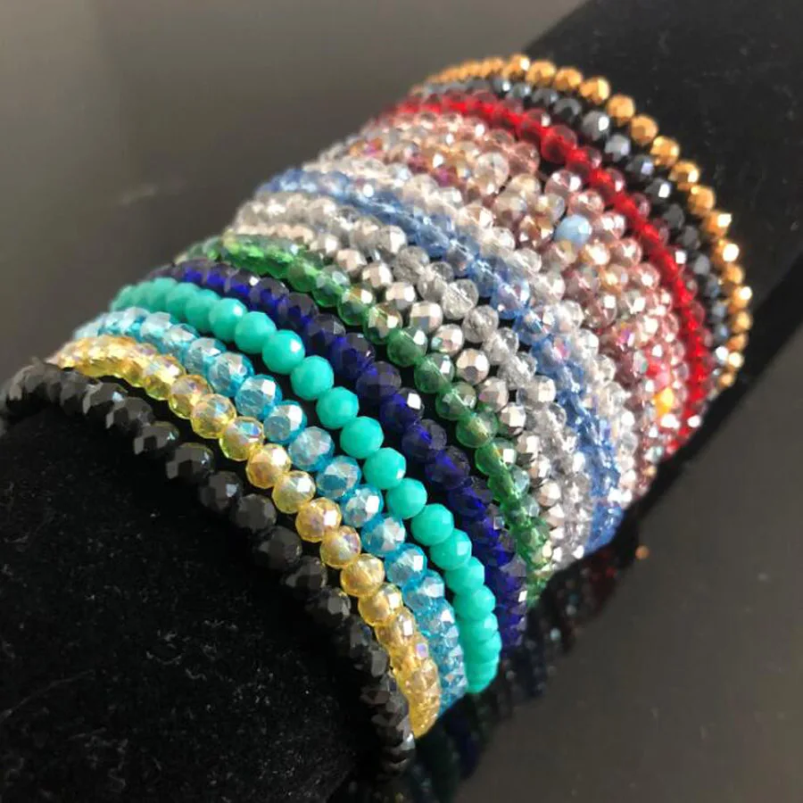 Bracciale Amelie da donna in argento con perle e pietre colorate