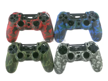 

Camouflage Graffiti Studded Dots Silicone case Rubber Gel Skin for PS4 Slim/Pro Controller Case for Dualshock4