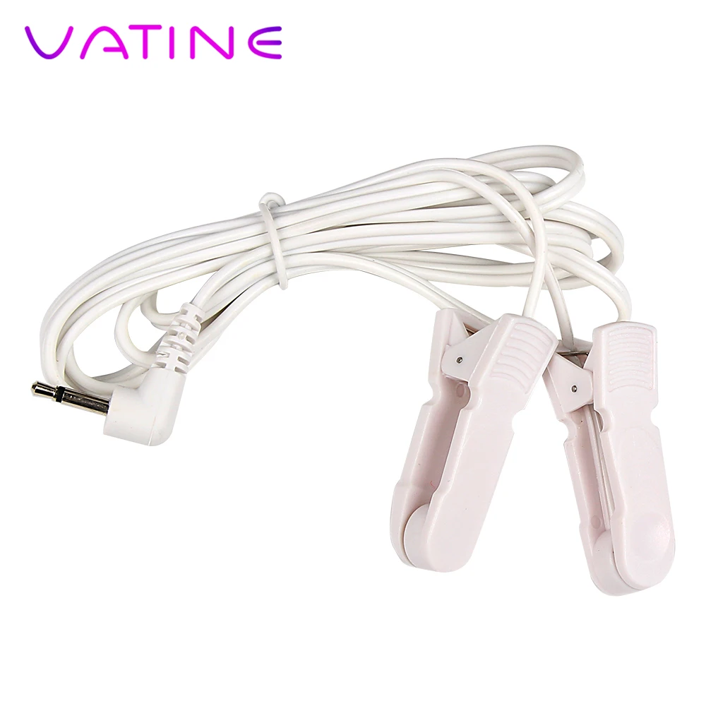 Electric Shock Nipple Clamps Unisex Clitoris Clip Stimulator Nipple Flirting Toys Sex Toys For Couples