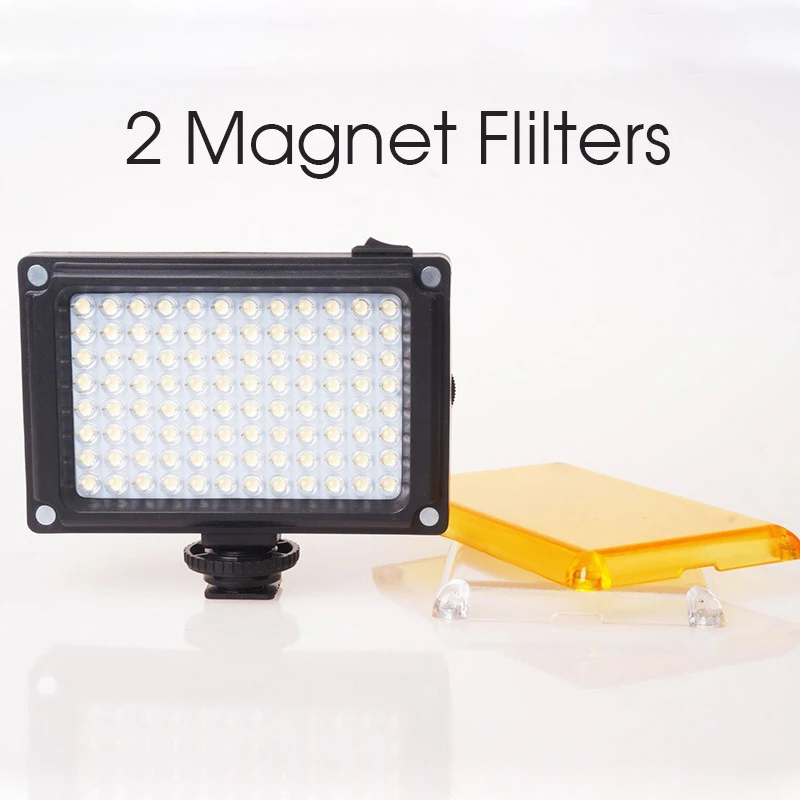 

Hot Shoe LED Lamp 96 LED Phone Video Light Photo Lighting on Camera For iPhoneX 8 Camcorder Canon/Nikon DSLR Live Stream
