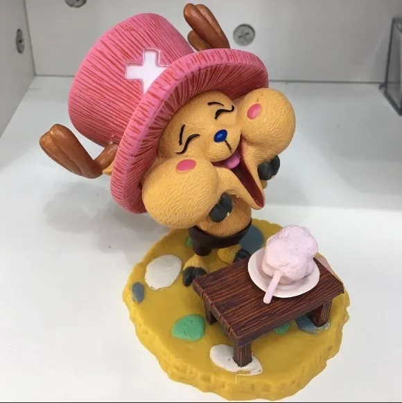 New Hot Tony Chopper 10 Cm Of One Piece Eat Food Action Figure Collection Toys Christmas Gift In The Box | Игрушки и хобби