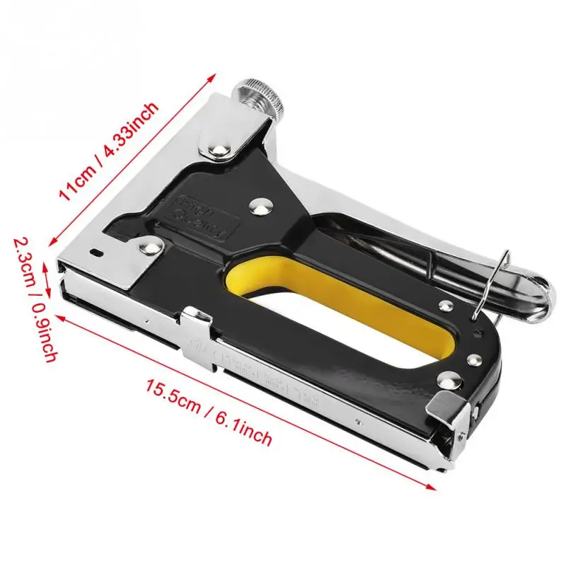 Мультитул пистолет для ногтевого дизайна мебельный степлер для деревянной обивки двери обрамление заклепки пистолет комплект гвоздей заклепки инструмент