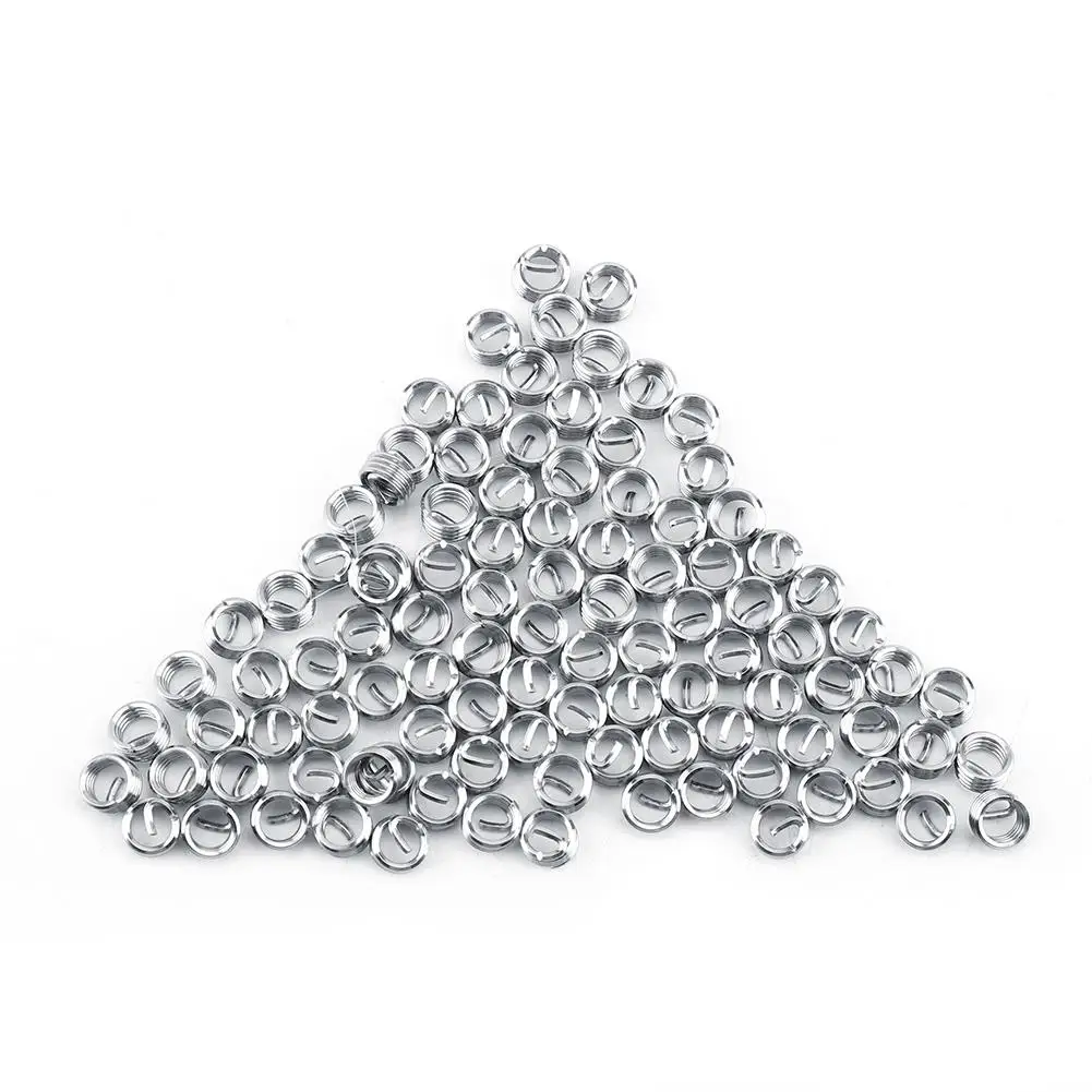 

100pcs/set M4 series Helical Stainless Steel SS304 Coiled Wire Screw Thread Inserts New Arrival