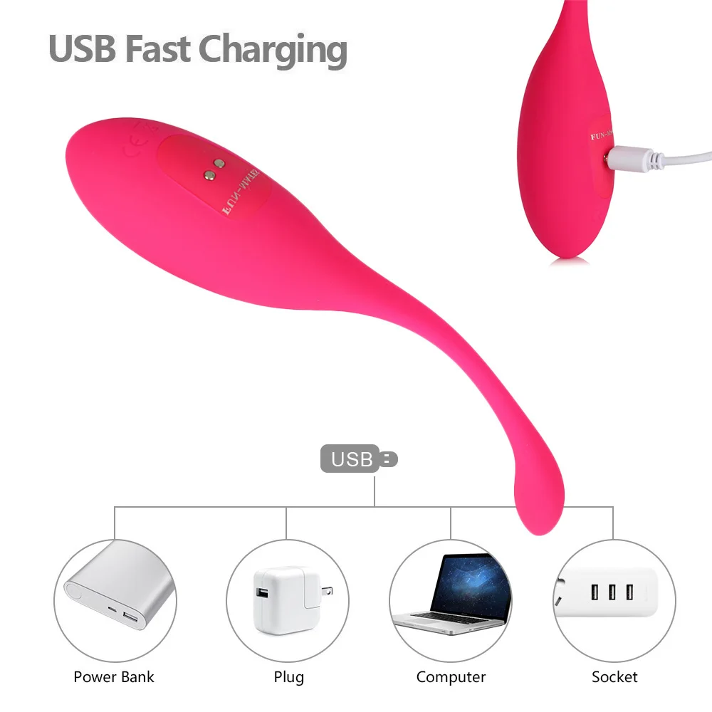 Wireless Remote Control Vibrating Bullet Egg Vibrator Sex Toys for Woman USB Recharging Clitoris Stimulator Vaginal Massage Ball Wireless Remote Control Vibrating Bullet Egg Vibrator Sex Toys for Woman USB Recharging Clitoris Stimulator Vaginal Massage Ball