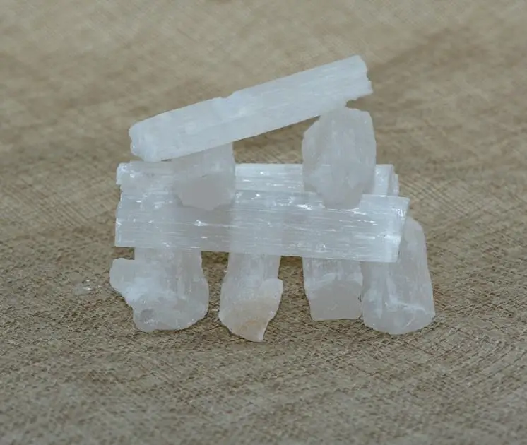 

100g NATURAL White Gypsum Selenite CRYSTAL Rough QUARTZ ROCK STONES Healing