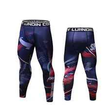 Мужские компрессионные штаны, леггинсы, обтягивающие штаны, Мужские штаны для бега, бега, фитнеса, тренировки, спортивные штаны, брюки