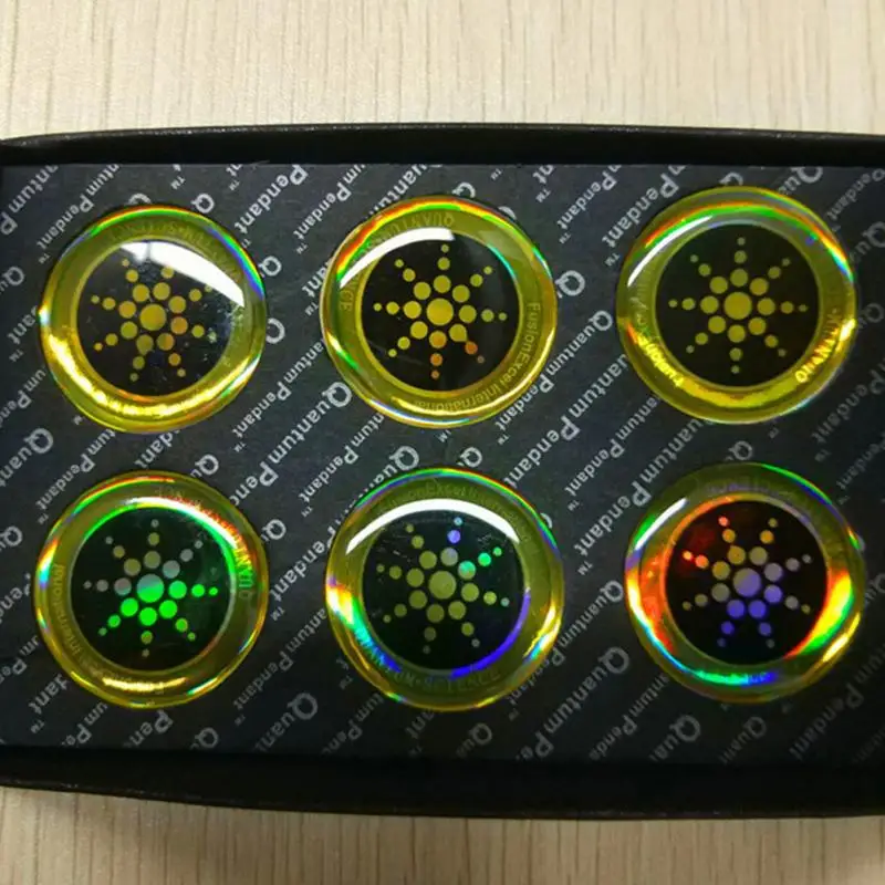

6pcs/lot hones Tablets Backing Anion Energy Round Anti Radiation Shield Phone Sticker #25
