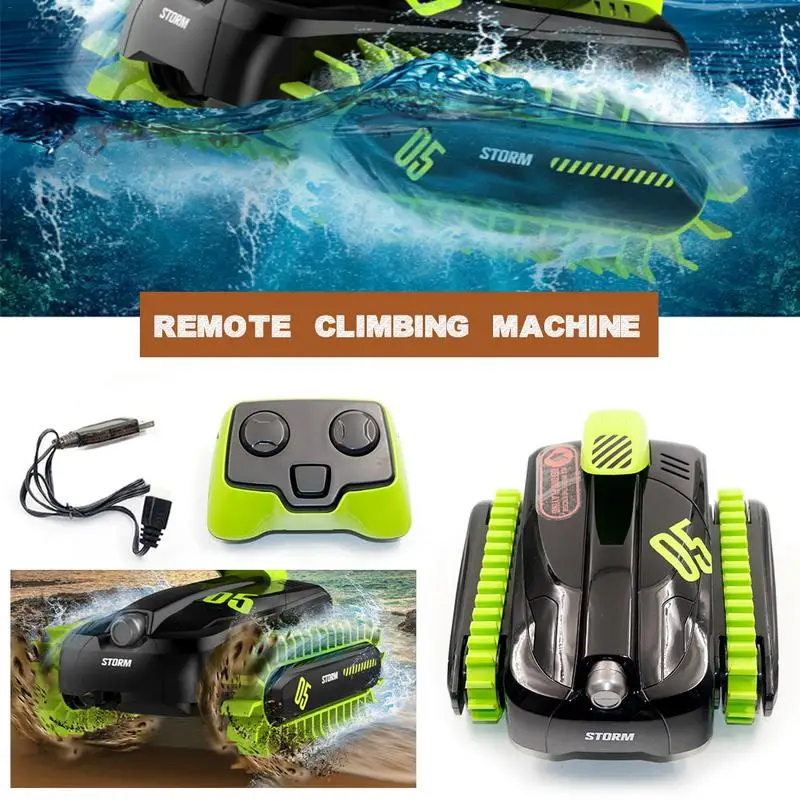 

RC Car Toy Tank Amphibious Car 2.4G Water And Land Climbing Deformation Vehicle