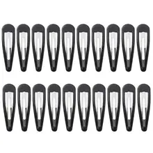 20 шт. шпильки для волос Металлические короткие черные аксессуары и клипсы для волос заколка для волос для девочек детей