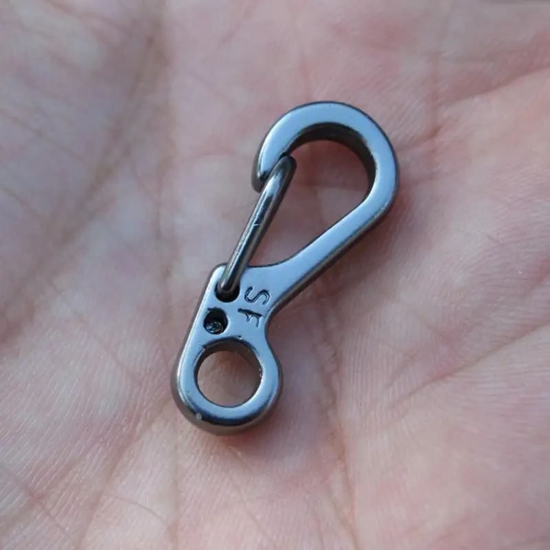

10PCS Spring Buckle Lock Climbing Accessories Carabiners Quickdraws Outdoor Supplies Multifunction Buckle Lock Mini Outdoor Tool