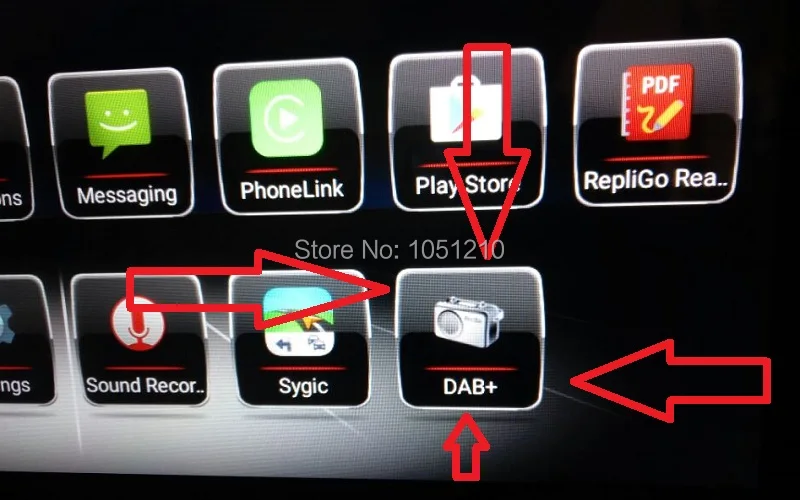  Ouchuangbo DAB + radio para sistema de navegación gps android reproductor de audio radio de coche c