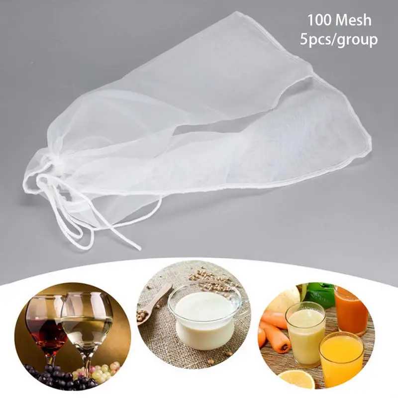 

3 Sizes Food Grade Coffee Beer Wine Home Brewing Filter Bag Suitable for Batch Homemade Filter Bag Bucket Customized Home Use