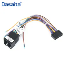 Dasaita Auto Radio Stereo Cavo di Alimentazione Femmina ISO del Connettore Cablaggio Adattatore per VW POLO AUDI FORD Spina