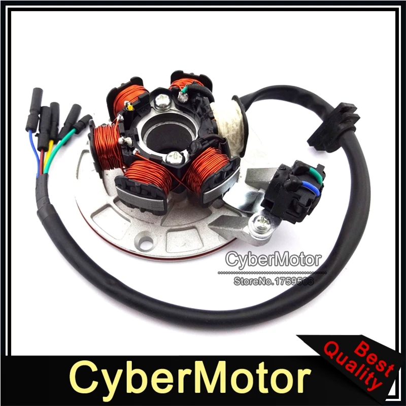 Статор Магнето с светом для китайского YX 140cc моторный велосипед питстерpro Stomp