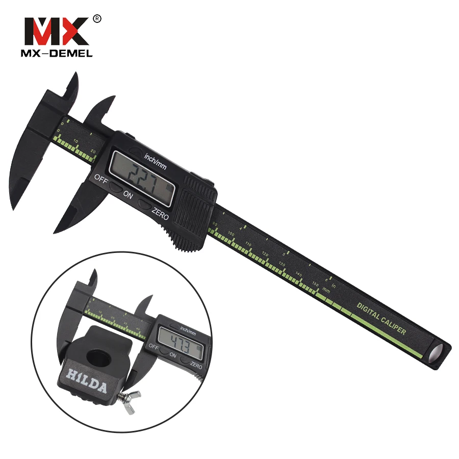 

Precision 150mm Vernier Digital Caliper Ruler Micrometer Electronic LCD Calibre Sliding Gauge Measurement Verni Tools