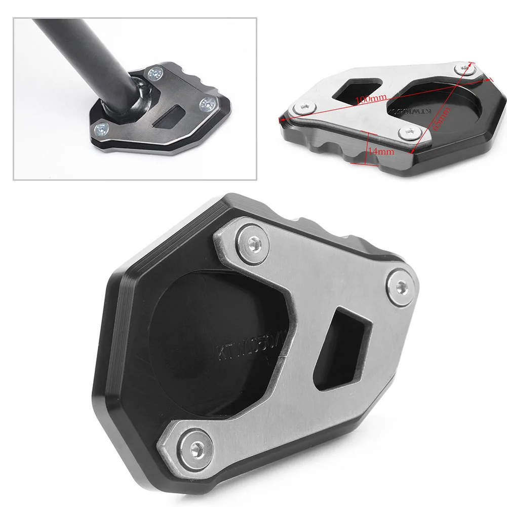 

CNC Kickstand Foot Side Stand Extension Pad Support Plate for KTM 1050 Adventure /1090 1190 Adventure/R /1290 Super Adventure/R