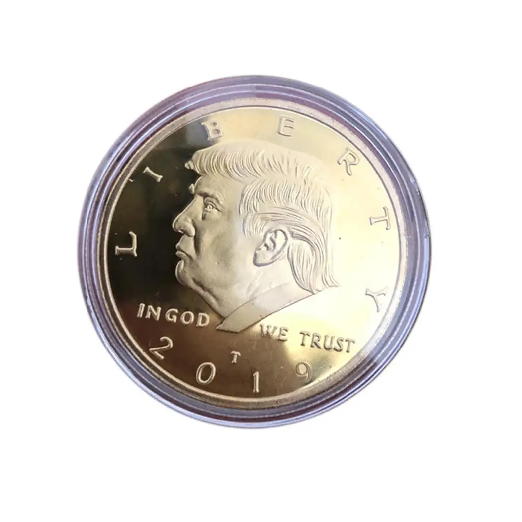 Art Collection 2019 Version Character Portrait Pattern Commemorative 40mm/1.57inch Coin Plated 3mm/0.12inch |