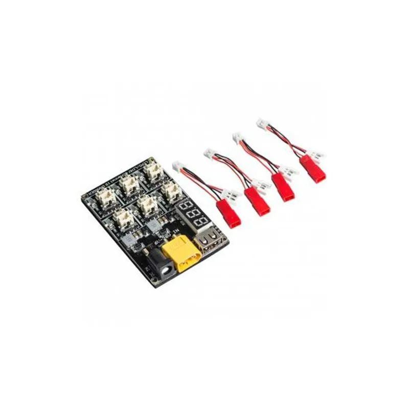 

AKK 1S LiPo LiHV Battery Charger Board Micro JST 1.25 & JST-PH 2.0 LiPo Battery Charger for Blade Inductrix Tiny Whoop RC Drone