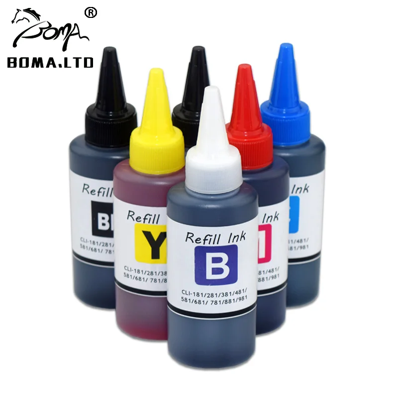 BOMA.LTD PGI 480 CLI 481 PGI480 пополнения чернил картридж с чернилами для Canon PIXMA TS704 TR7540 TR8540