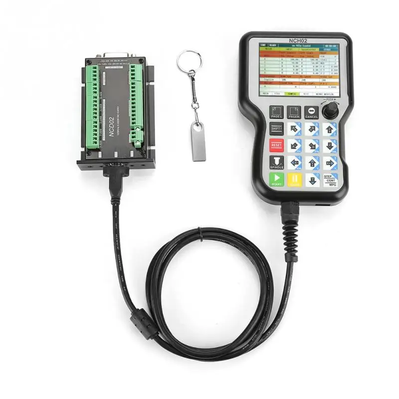 Tarjeta NCH02 NC tarjeta USB CNC sistema de Control de movimiento Tarjeta de controlador de eje has