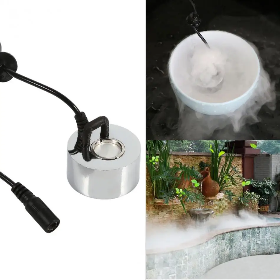 

New 24V Ultrasonic Mist Maker Fogger Water Fountain Pond Atomizer Air Humidifier with Adapter