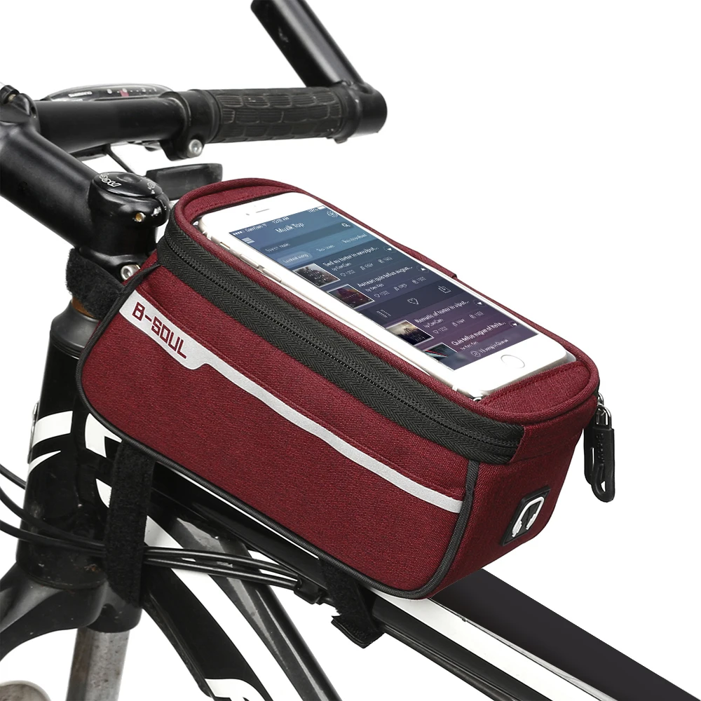 MTB велосипедный Топ трубка сумка для телефона 6 &quotразмер экрана велосипедная