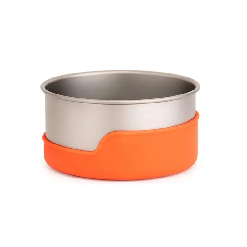 

400ml Titanium Bowl Outdoor Travel Camping Picnic Anti-Scalding Bowl Camping Utensils Outdoor Tableware High Quality