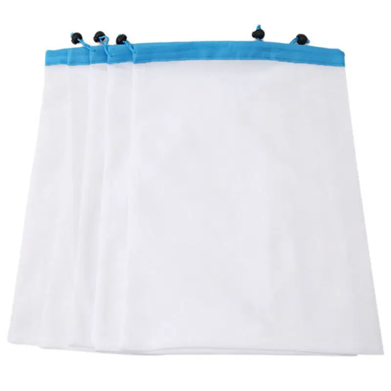 

5 Pcs set non-woven Shopping Bags Eco-friendly Reusable Shopper Bag Recycle Shopping Bags String Storage Grocery Bag Food