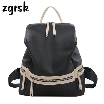 

Fashion Women Backpack High Quality Nylon Multifunction Big Bag Double Female Shoulder Bag Mochila Feminina Bagpack School Bags