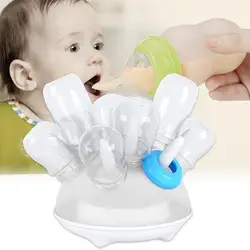 FEBUD Hedgehog Nursing Bottle Drying Rack with 10 Holders Multifunctional Fruit Storage Tray FEBUD Hedgehog Nursing Bottle Drying Rack with 10 Holders Multifunctional Fruit Storage Tray