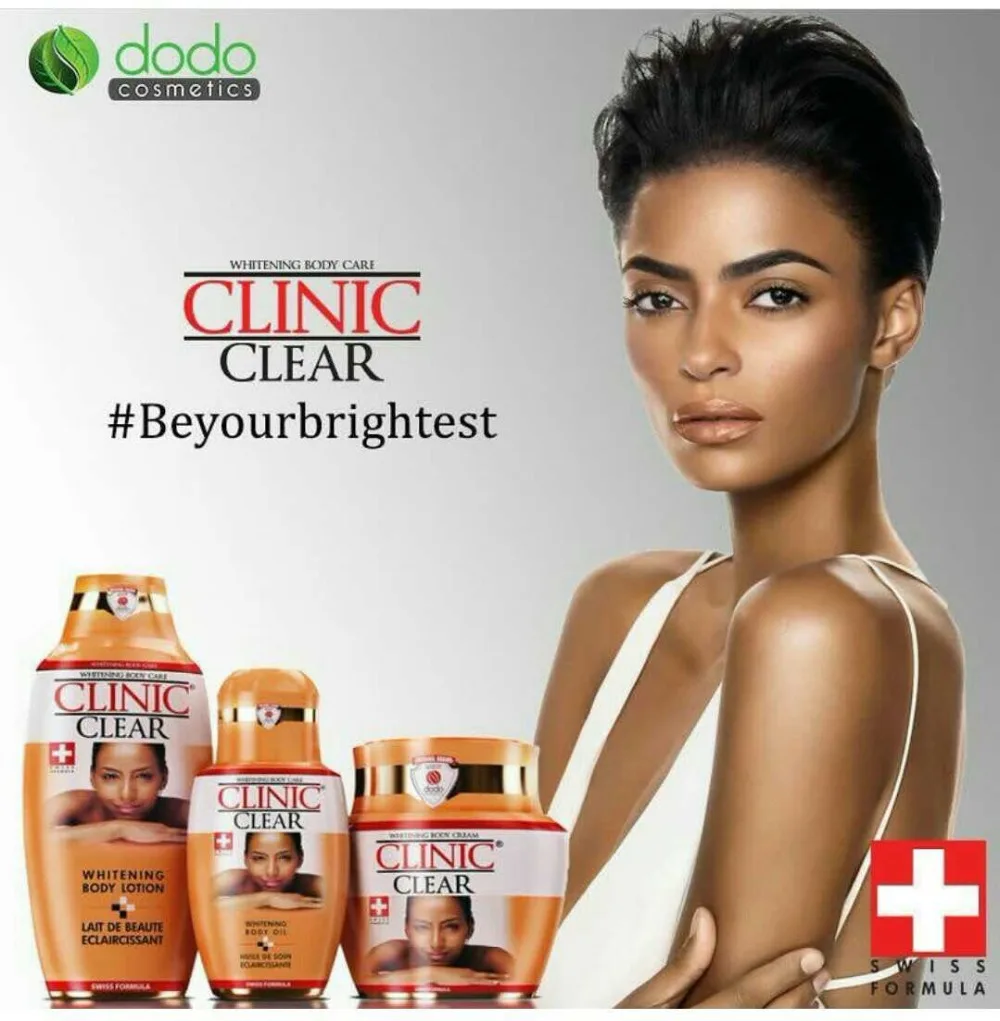 clear white lightening body lotion