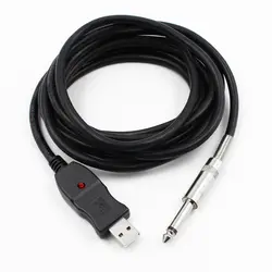 OPQ-W780 3M бас-гитары 1/4 ''6,3 мм разъем USB Подключение инструмент кабель адаптер USB кабель для гитары