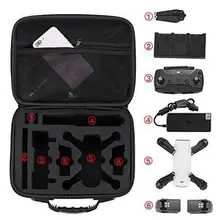 Жесткая Сумка для хранения DJI Spark портативная зарядная станция пульт дистанционного управления и зарядное устройство ударопрочный наплечный ручной EVA чемодан сумка