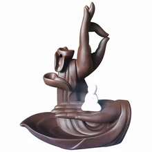 CNIM горячий керамический обратный поток ладан горелка татхагата Будда благовония конусы палочка держатель творческий дом