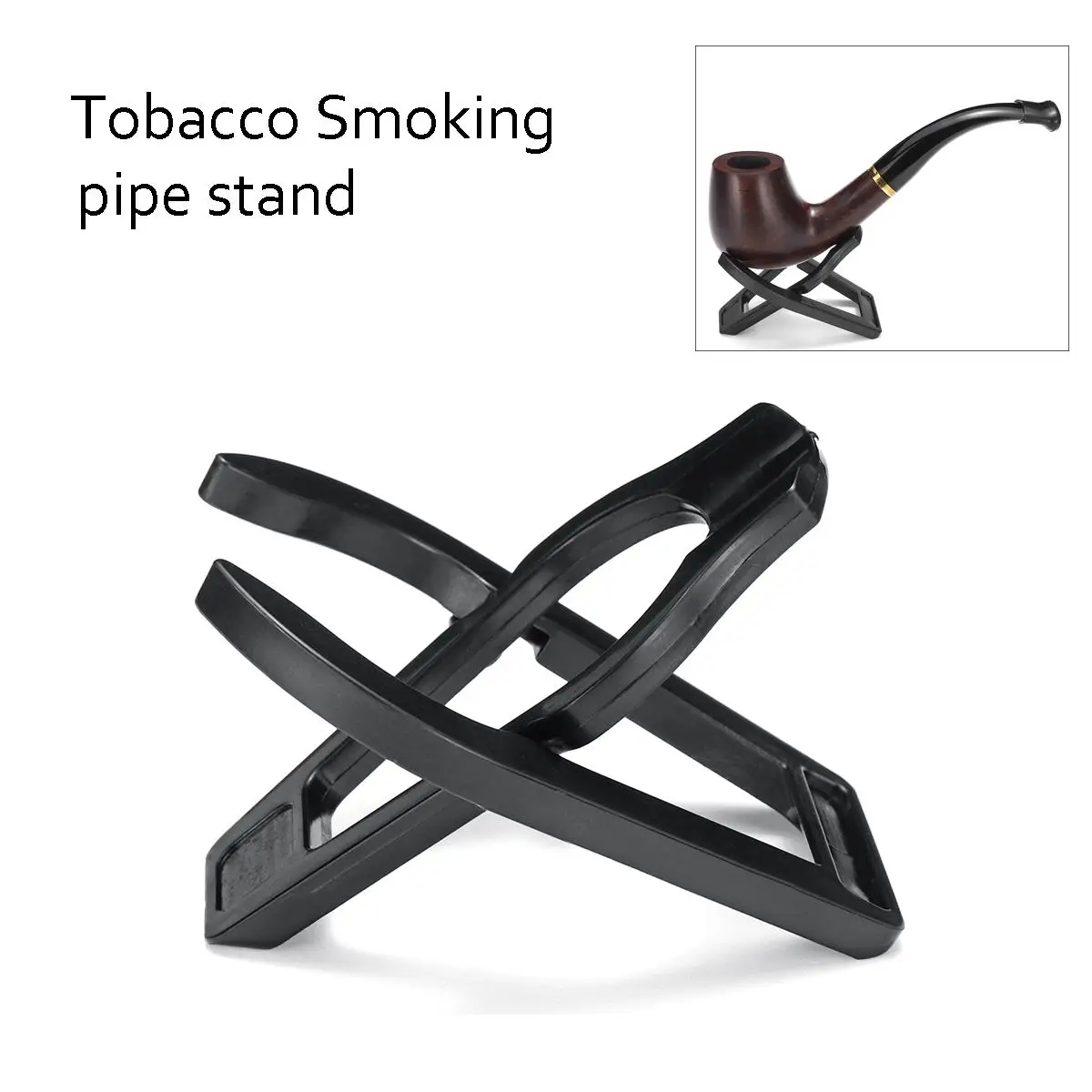 

Durable Foldable Long Smoking Tobacco Pipe Stand Display Holder Rack Support Cigar Tools Cigarette Accessories For Smoker
