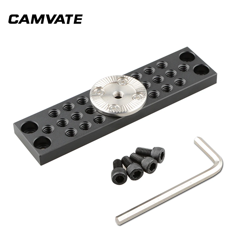 

CAMVATE Universal Cheese Plate w/ ARRI Rosette for DSLR Camera Cage Rig ER141