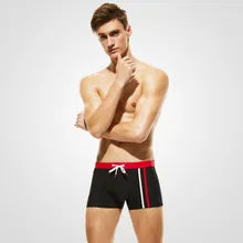 Мужской сексуальный купальный костюм мужские плавки для купания шорты, мужские боксеры пляжные короткие спортивные костюмы для серфинга обшитые мужские шорты Плавки