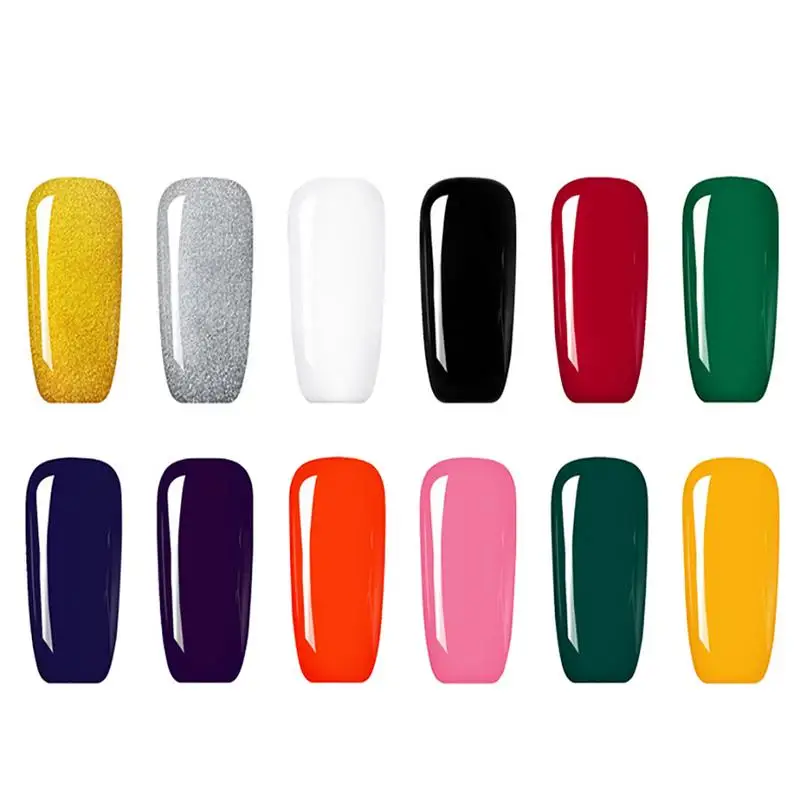 

Nail Polish Fast Dry Pure Color Series Glitter Effect Nail Lacquer Varnish Manicure For Nail Art Phototherapy Nails Accessoires