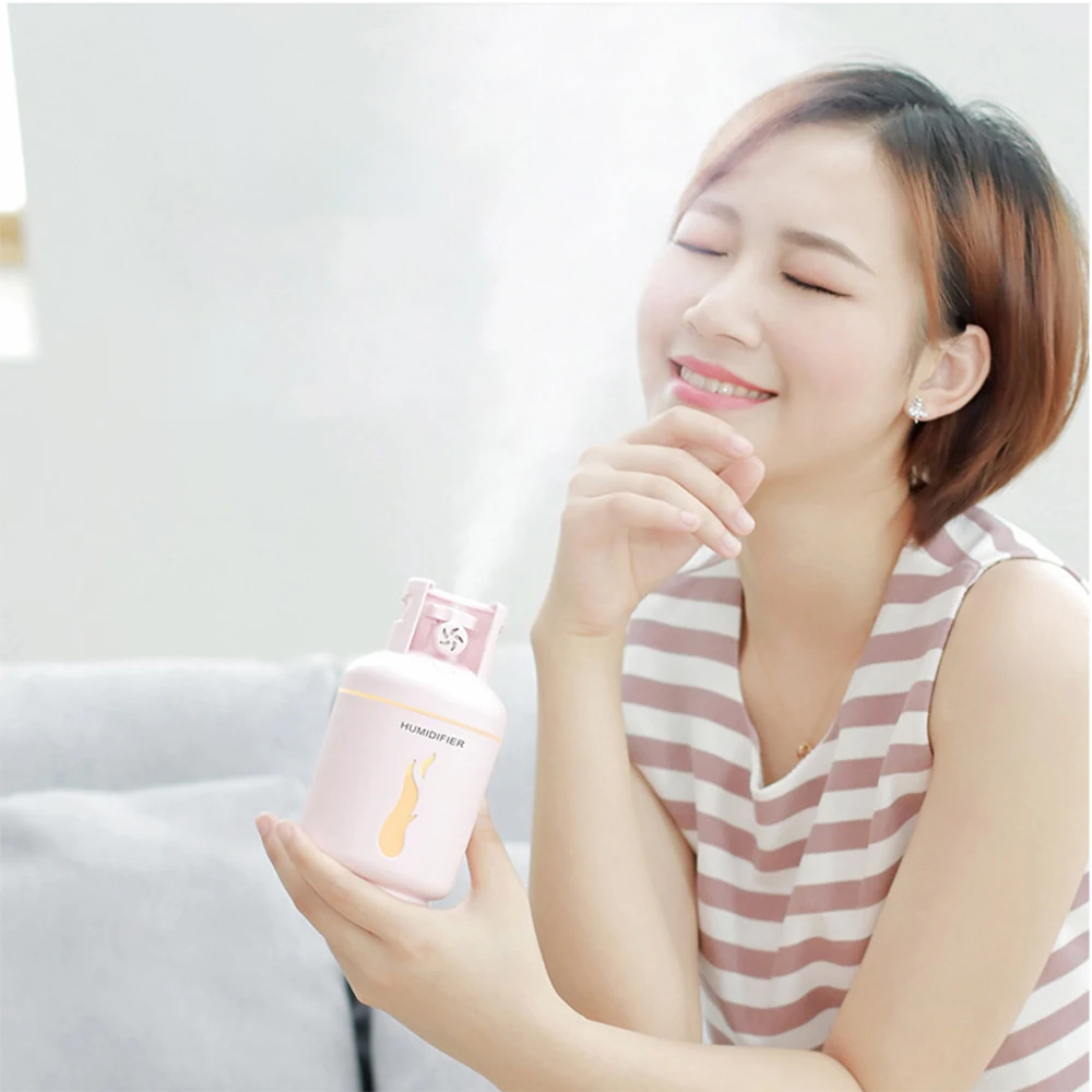 

300ML Ultrasonic Air Humidifier Aroma Essential Oil Diffuser USB Fogger Mist Maker 4 in 1 for Home Office