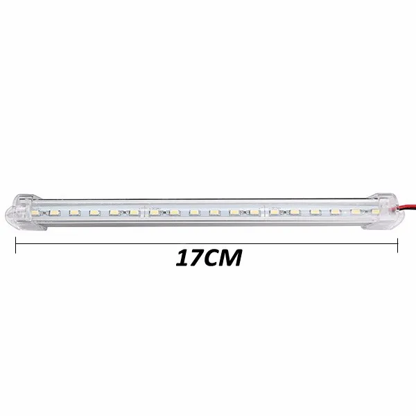 CLAITE 17 см 3 Вт 600лм 12 SMD 5630 водонепроницаемый IP44 светодиодный светильник для шкафа с