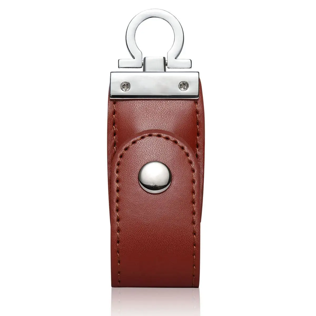 Коричневый USB2.0 деловые кожаные Флешка memory stick U диск кожаный чехол Компьютерные