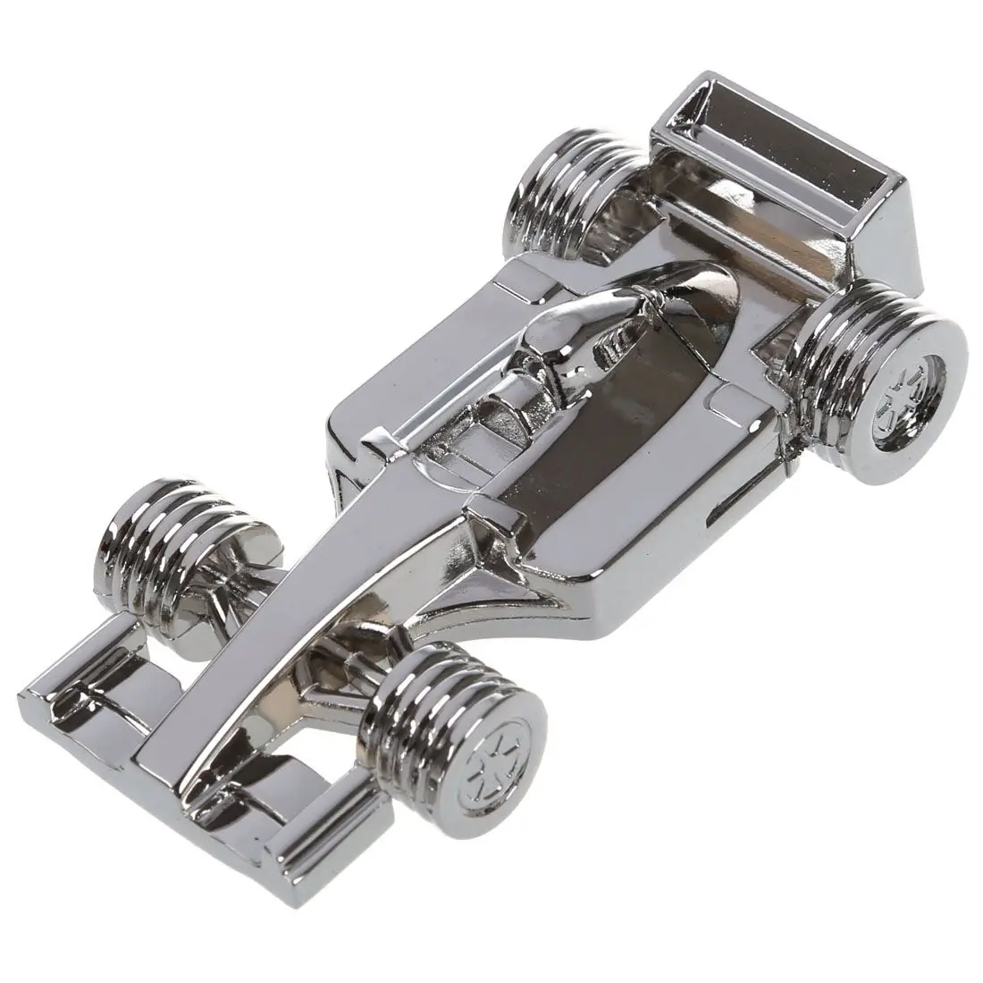 

USB2.0 8GB racing car in metal U disk - silver
