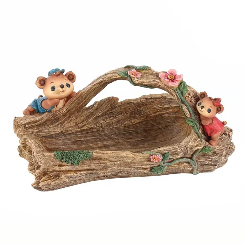 

Realistic Tree Root Resin Artificial Twisted Driftwood Garden Plant Flower Pots Basket DIY Planter for Home Office Decoration