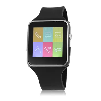 

Newest X6 Wireless Bluetooth Smart Watch 1.54 Inch X6 Wristwatch With 1.3MP Camera & Rubber Watch Band For iOS for Android