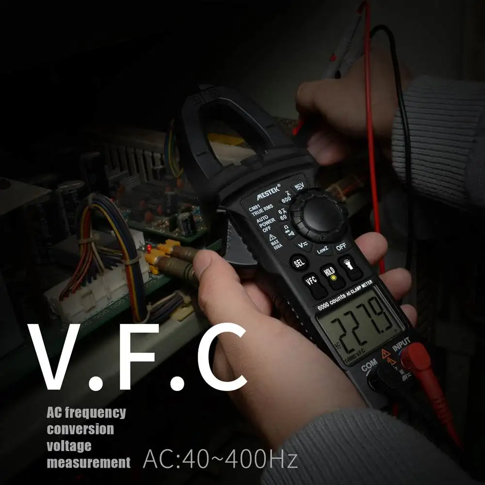 MESTEK CM81 клещи мультиметр Цифровой измерительный прибор напряжения