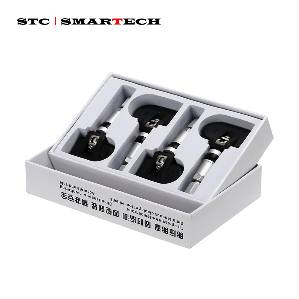 SMARTECH TPMS Bluetooth 4.0 universal internal and external tyre pressure sensor support IOS Android phone,tire pressure sensor
