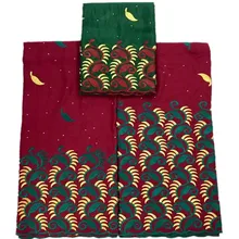 Горячая Распродажа хлопок вышитый волшебный рисунок «лоза» с камнями 7 ярдов швейцарская вуаль кружева HLS66 хлопковая кружевная ткань